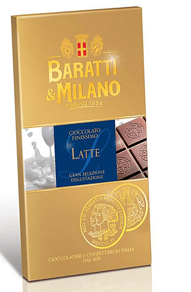 Tavoletta di cioccolato finissimo al latte - Rosato Vini